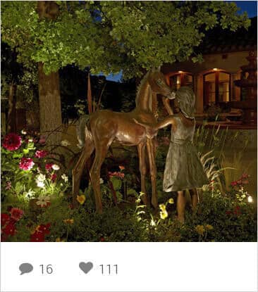 Instagram Layout of a Landscape Design