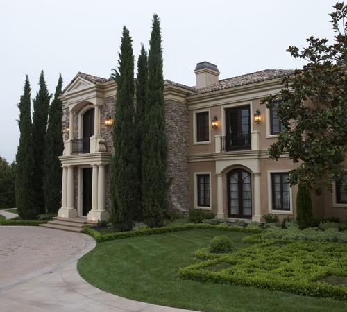 exterior lighting installation